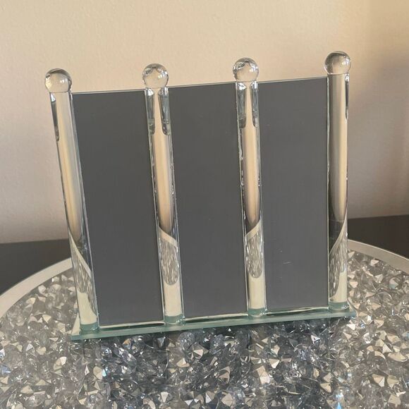 New Crystal clear trio mini candle holder decorative pendulum home decor mirror - Picture 11 of 16